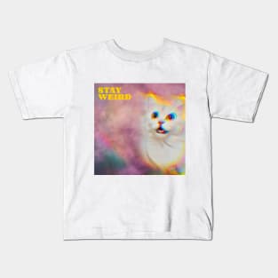 Stat weird cat Kids T-Shirt